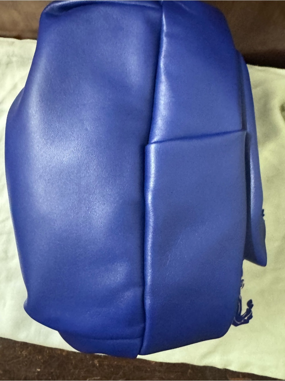 Burberry royal Blue Women's 100% lamb leather Rose Clutch Bag - Picture 11 of 15
